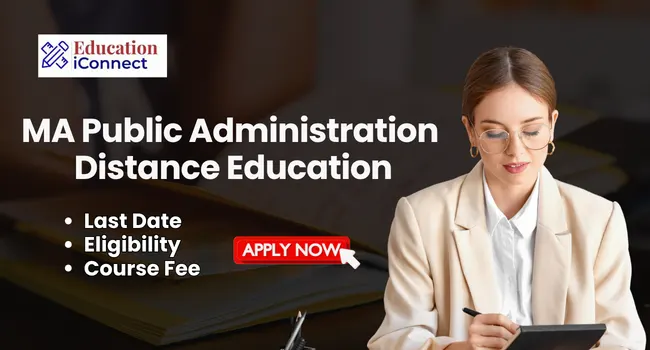MA Public Administration Distance Education