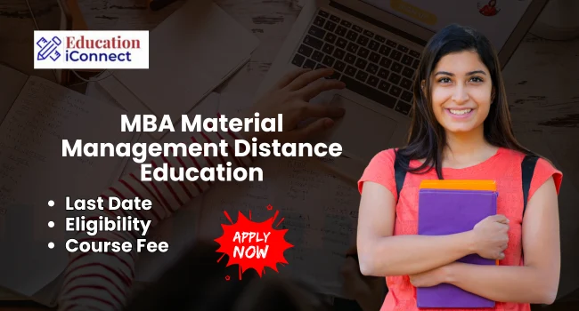 MBA Material Management Distance Education