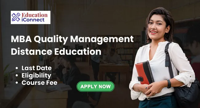 MBA Quality Management Distance Education