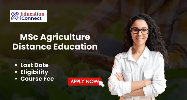 MSc Agriculture Distance Education