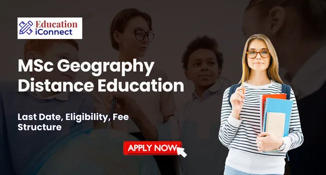 MSc Geography Distance Education