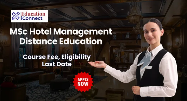 MSc Hotel Management Distance Education