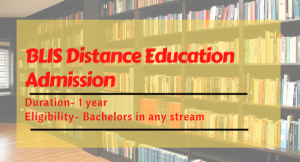 BLIS Distance Education