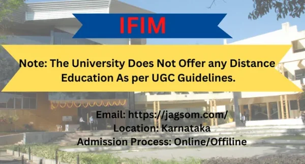 IFIM Distance Education