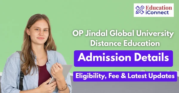 op jindal global university distance education