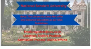 National Sanskrit University Distance Education
